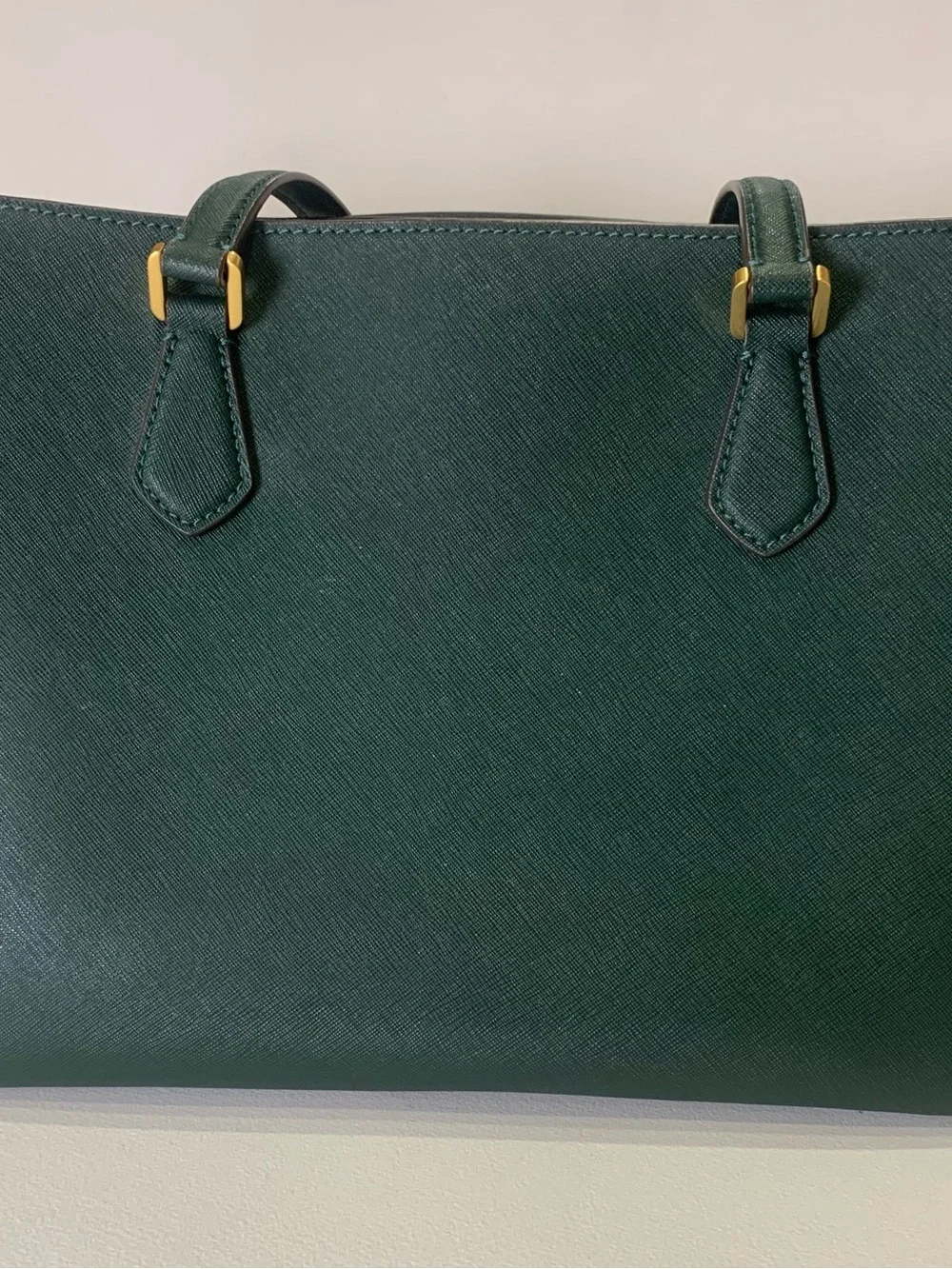 Tory Burch Robinson Tote Green Leather